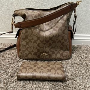Coach Pennie Shoulder Bag and Wallet